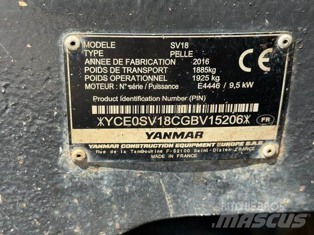 Yanmar SV 18 Mini bageri < 7t