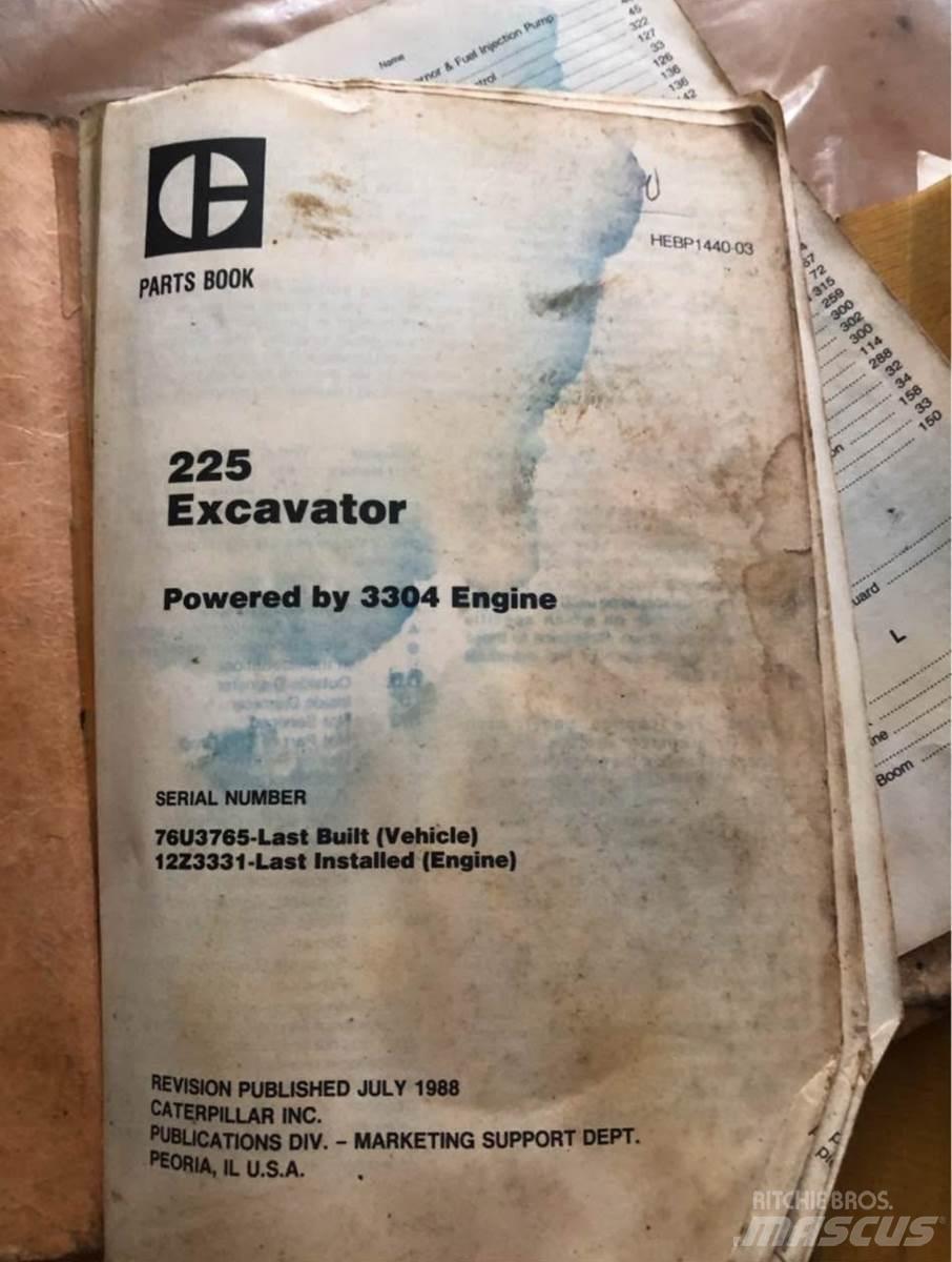 CAT 225 LC Bageri guseničari