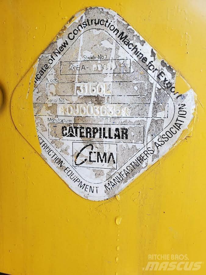 CAT 315CL Bageri guseničari