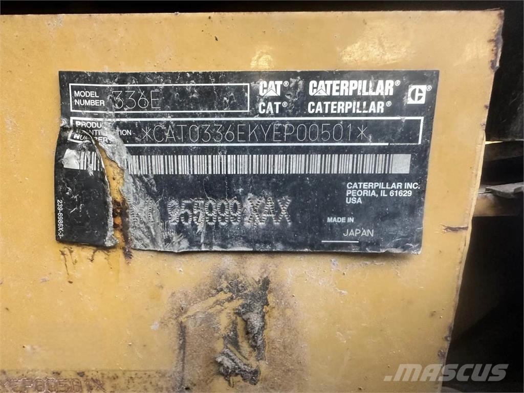 CAT 336EL Bageri guseničari