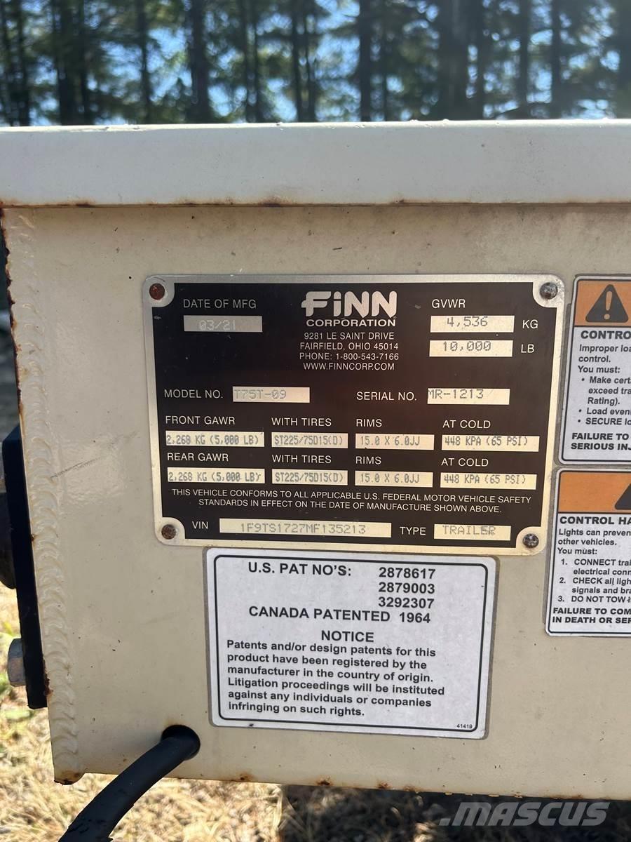 Finn T75T Prijemne košare, duvaljke i liftovi