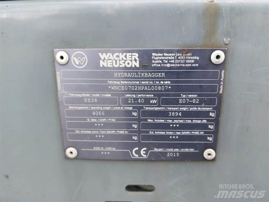 Wacker Neuson EZ38 Bageri guseničari