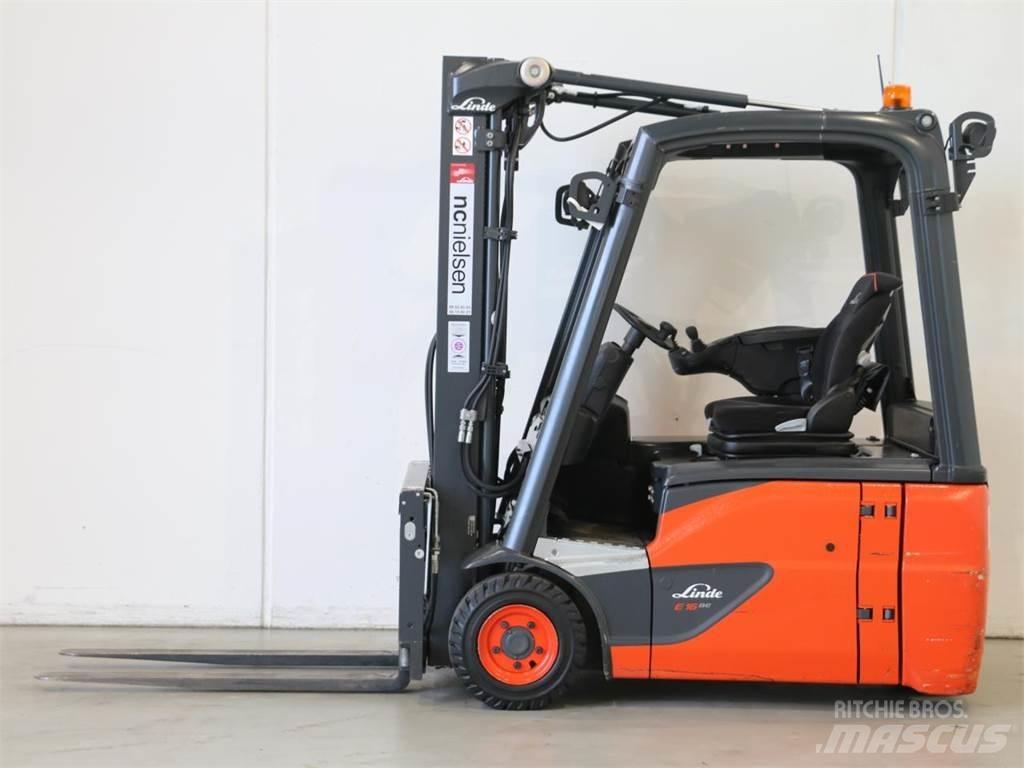 Linde E16/386-02 EVO Električni viljuškari