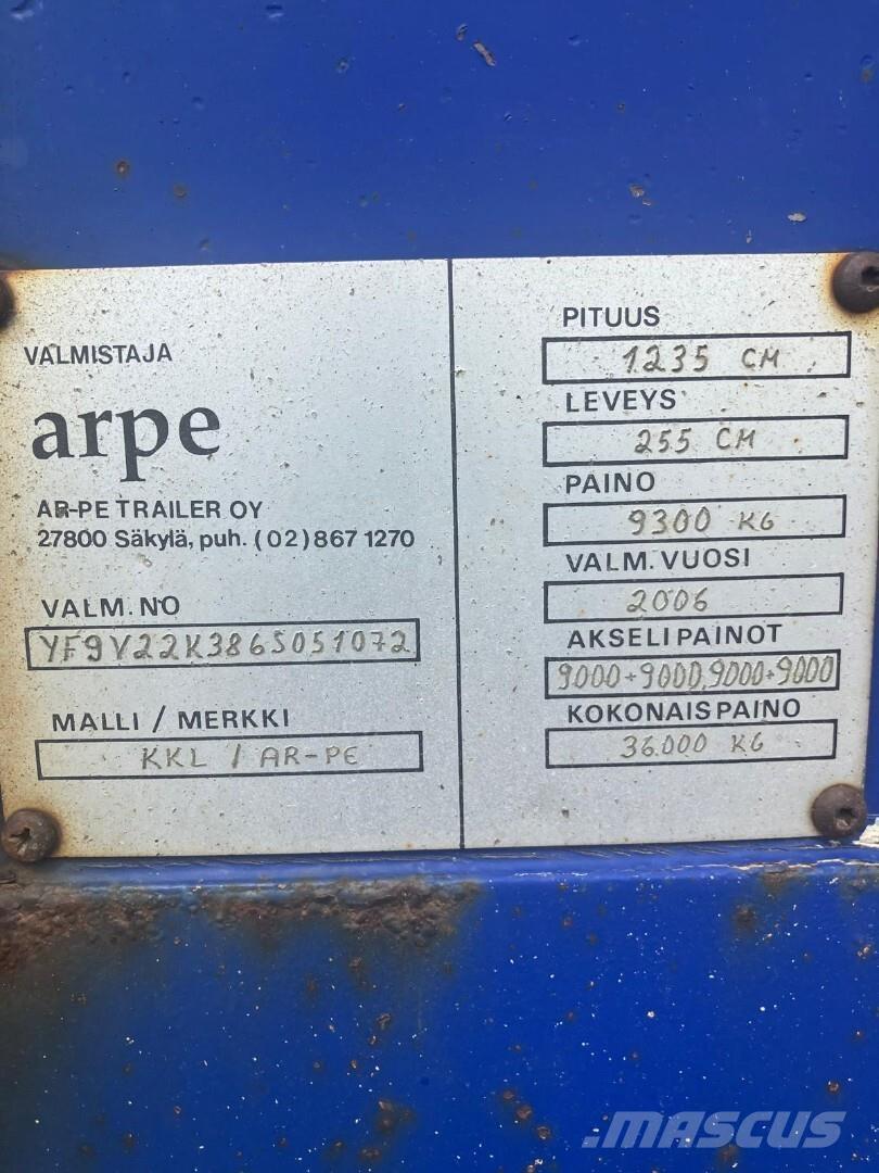 AR-PE KKL Tovarne prikolice sa ciradom