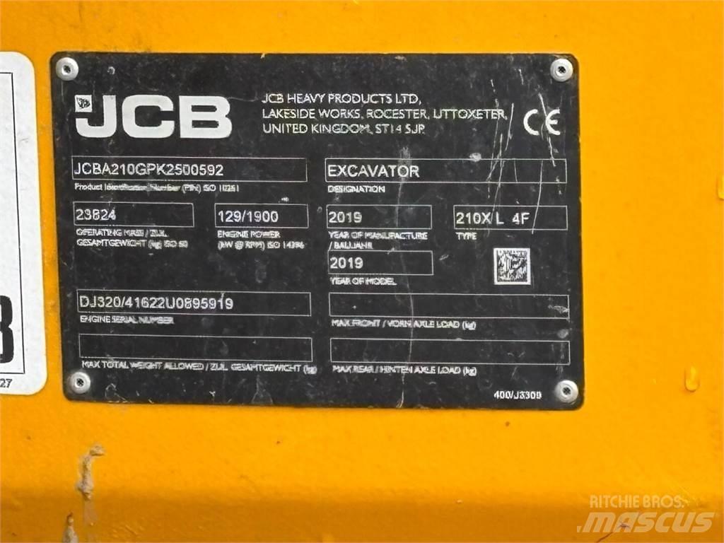 JCB 210 X L 4F Bageri guseničari