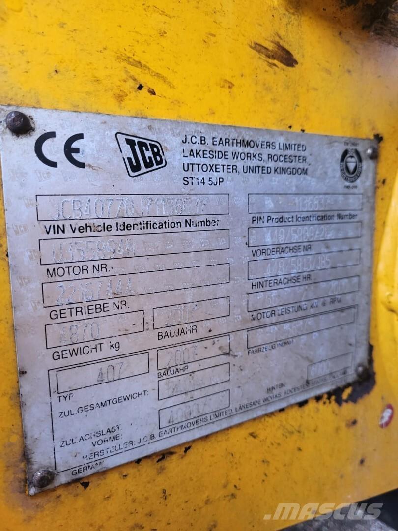 JCB 407 ZX Super Utovarivači na točkove