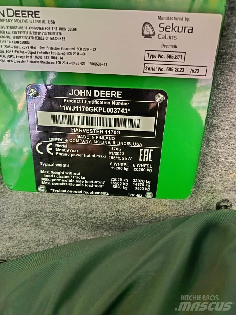 John Deere 1170G Forvarderi