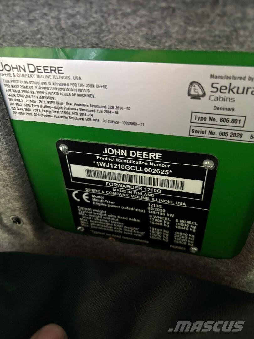 John Deere 1210G Forvarderi