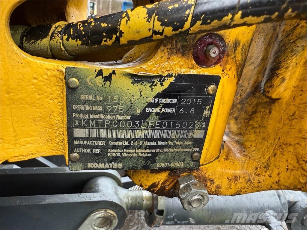 Komatsu PC09 Mini bageri < 7t