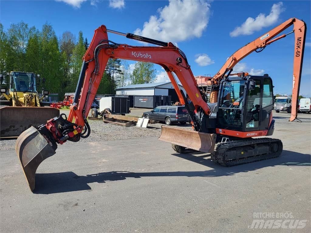 Kubota KX 080-4 Midi bageri 7t – 12t