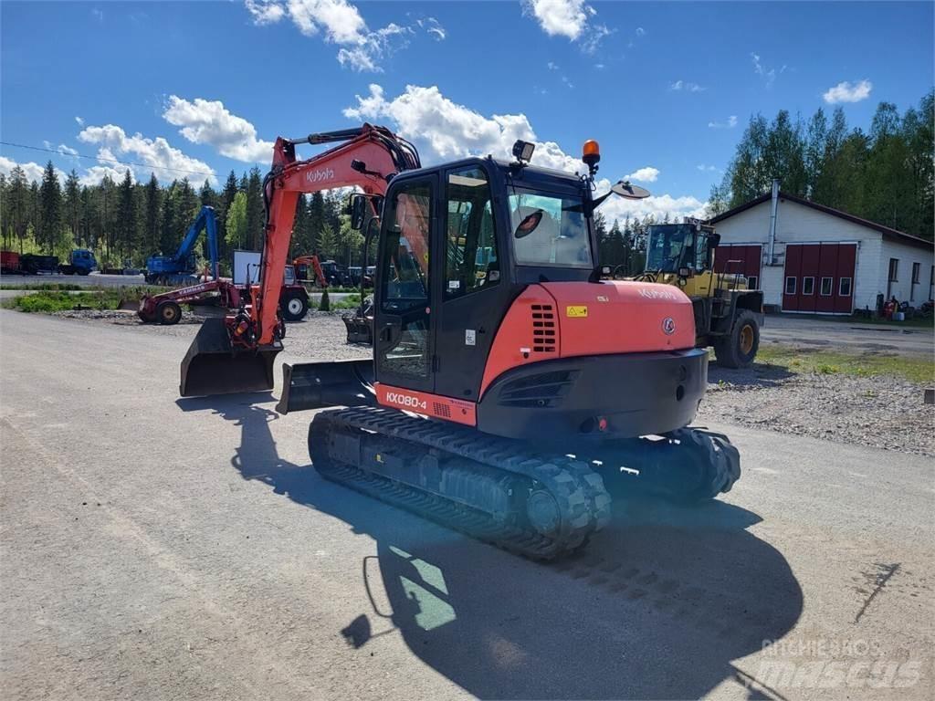 Kubota KX 080-4 Midi bageri 7t – 12t