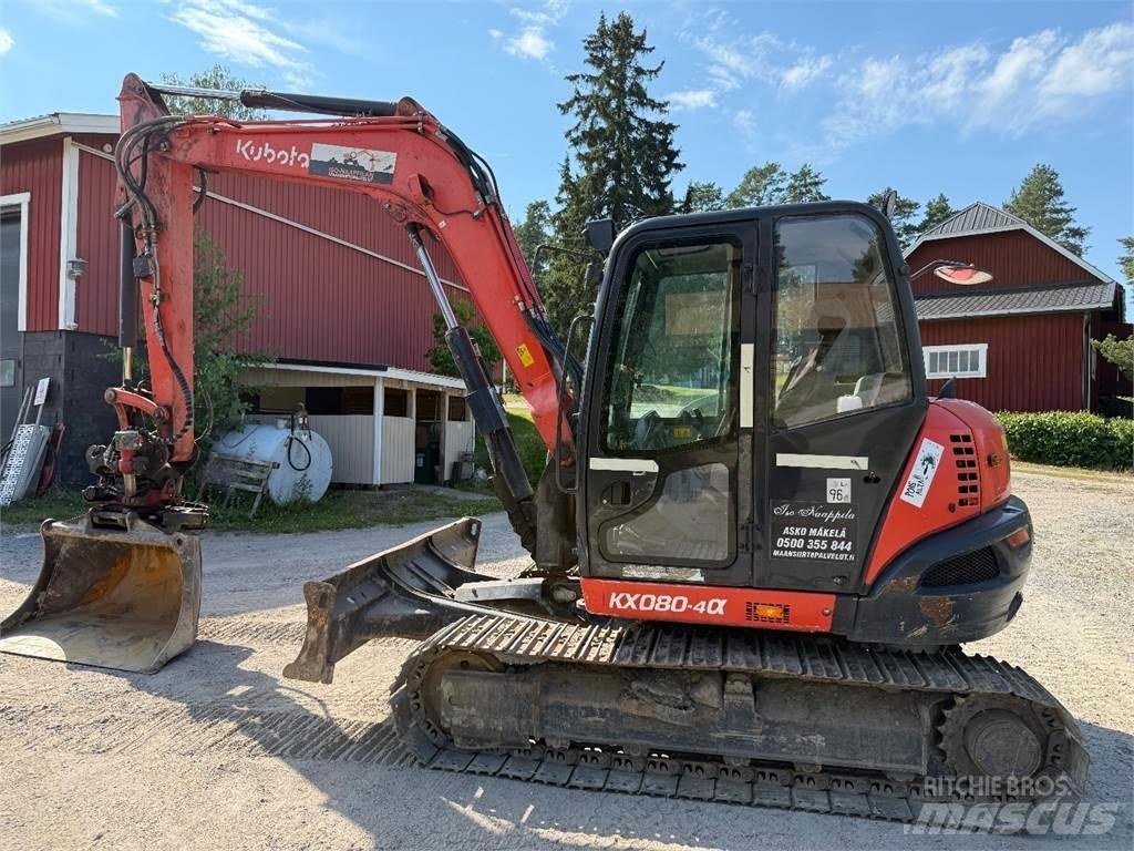 Kubota KX080-4 Midi bageri 7t – 12t