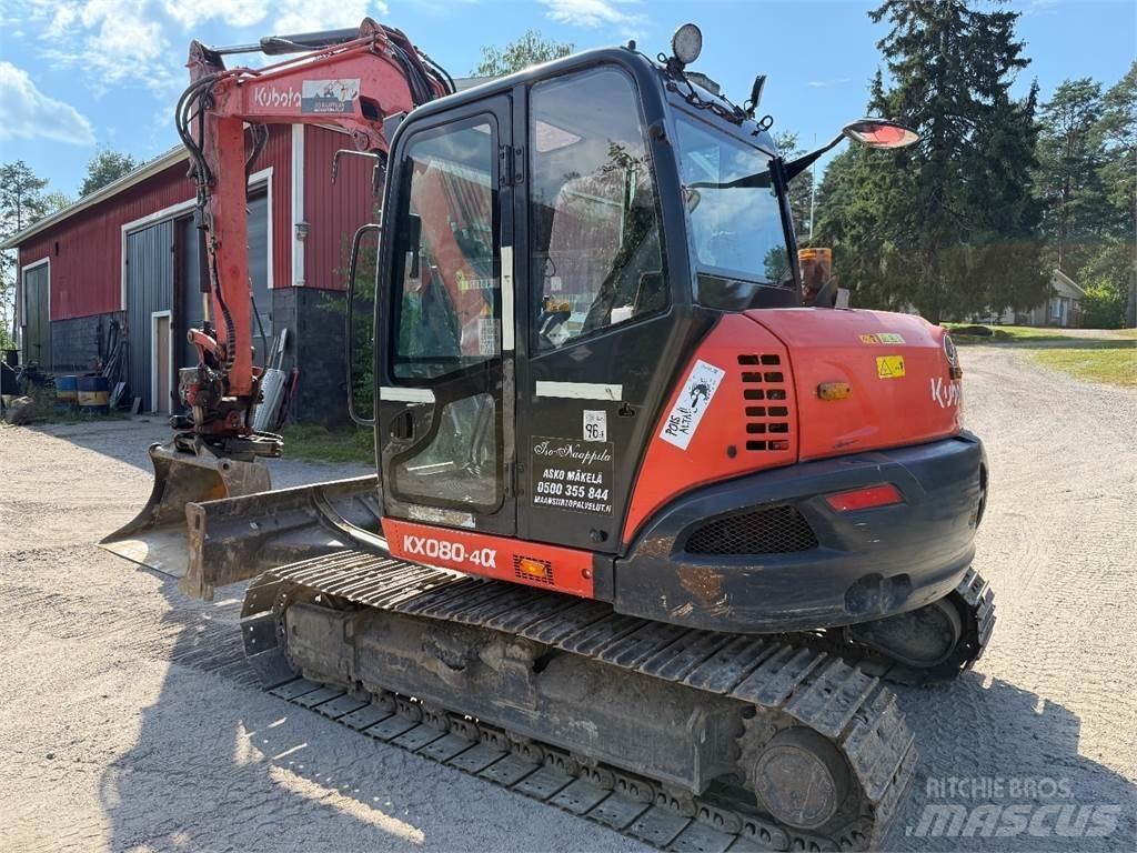 Kubota KX080-4 Midi bageri 7t – 12t