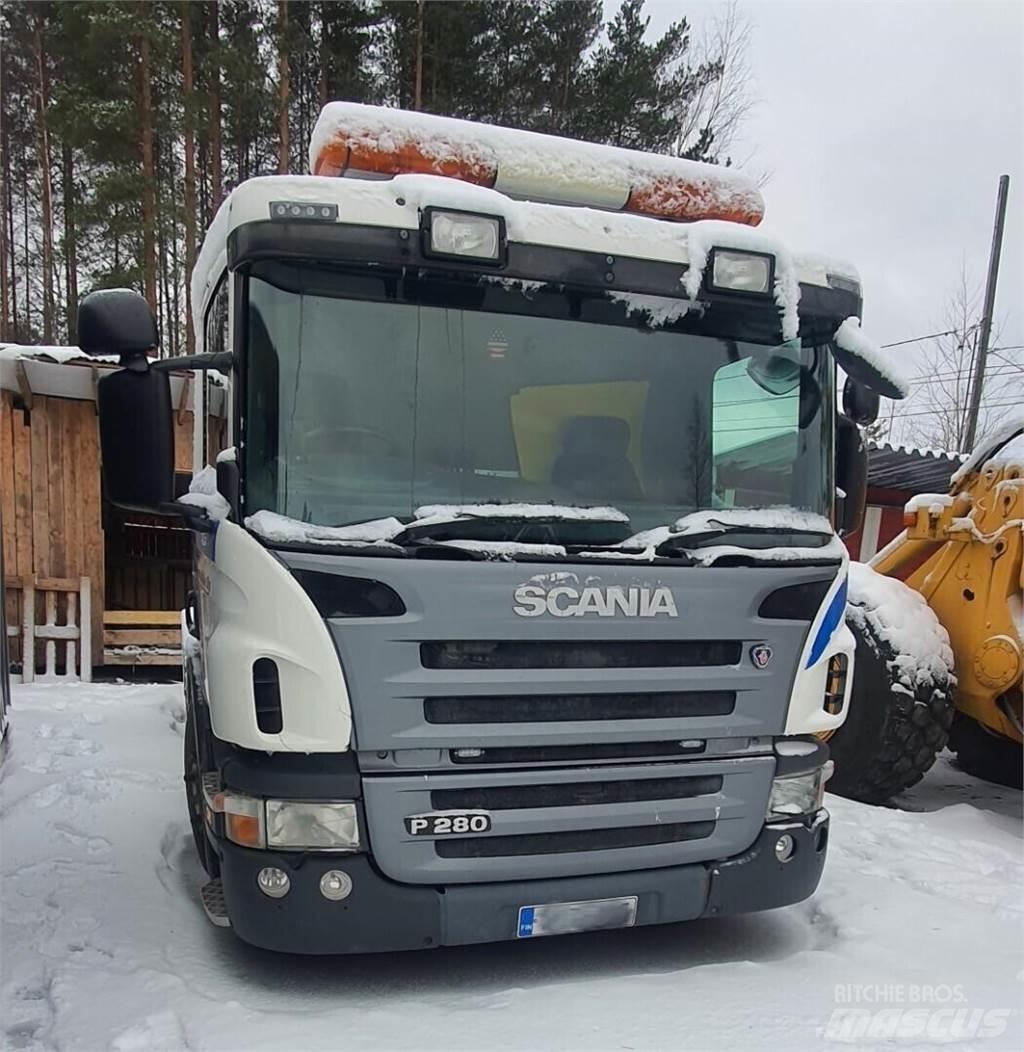 Scania P 280 Rol kiper kamioni sa kukom za podizanje tereta