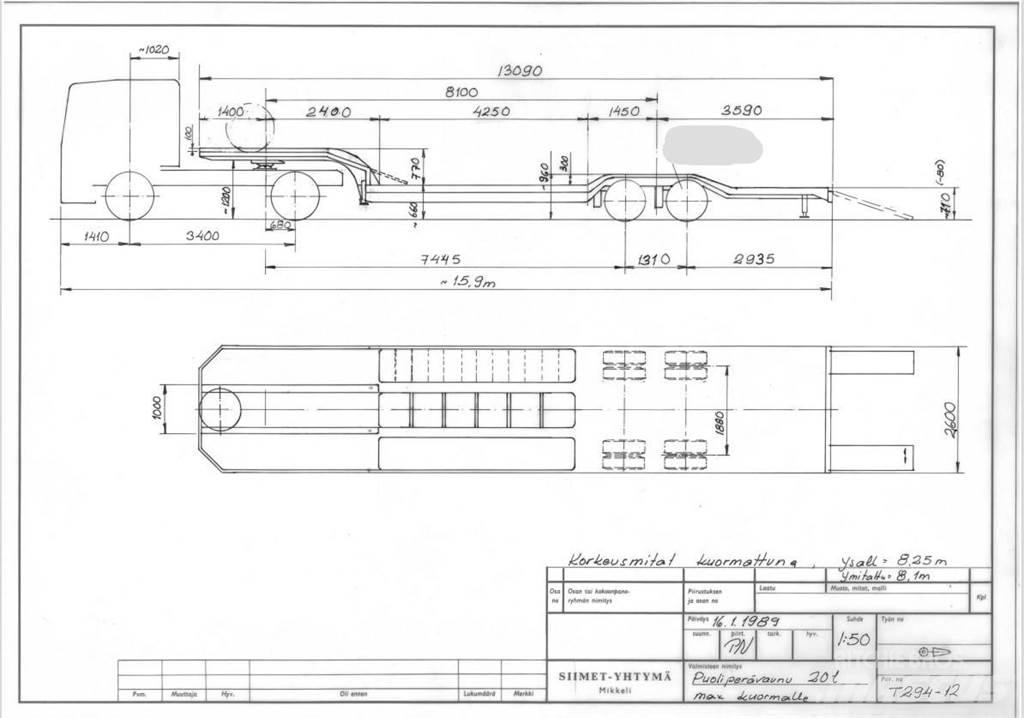Siimet T294-12 Poluprikolice labudice