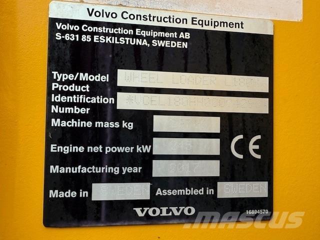 Volvo L180H Utovarivači na točkove