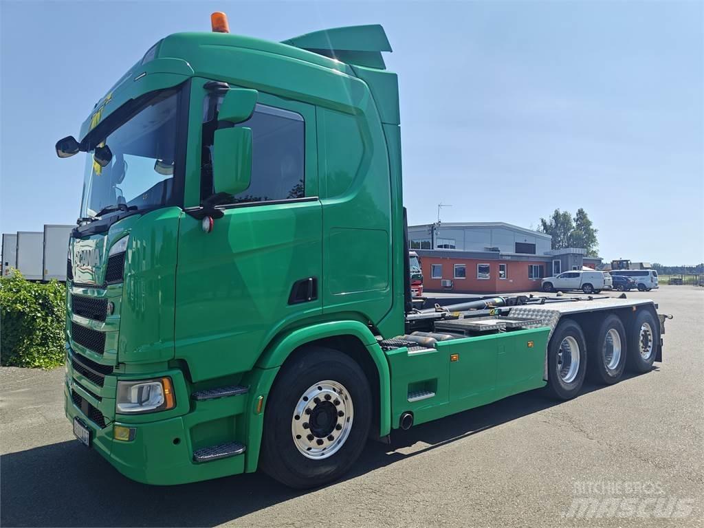 Scania R540 Rol kiper kamioni sa kukom za podizanje tereta