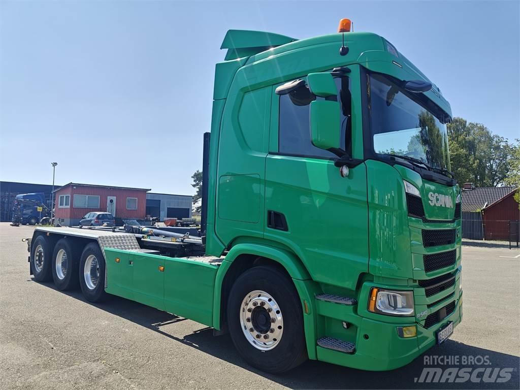 Scania R540 Rol kiper kamioni sa kukom za podizanje tereta