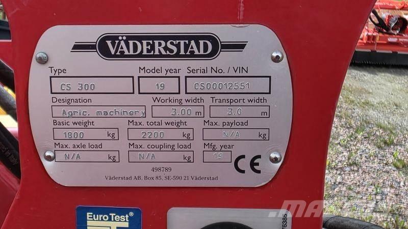 Väderstad Cultus 300 Ostale mašine i priključci za obradu tla