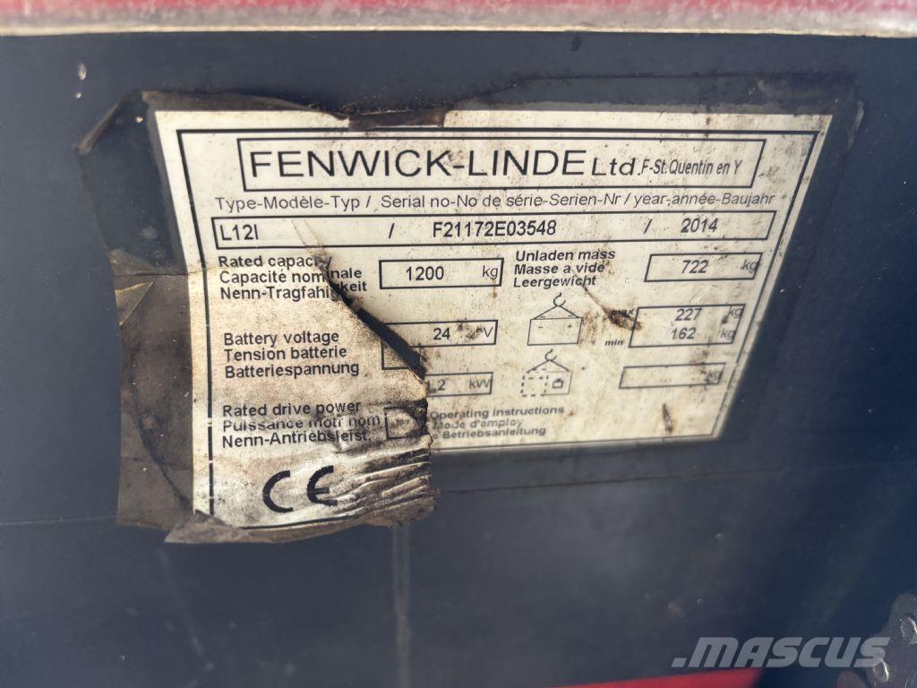 Linde L12i Ručni električni viljuškar