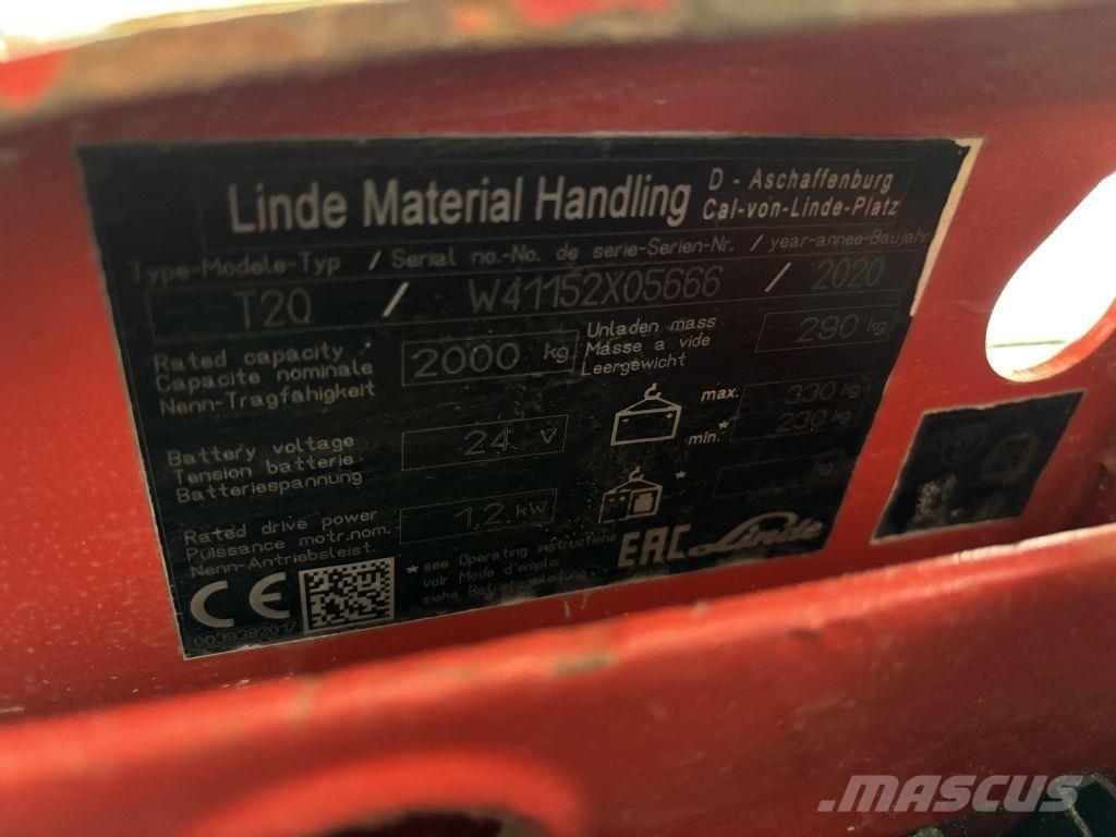 Linde T20 Nisko podizni električni viljuškar