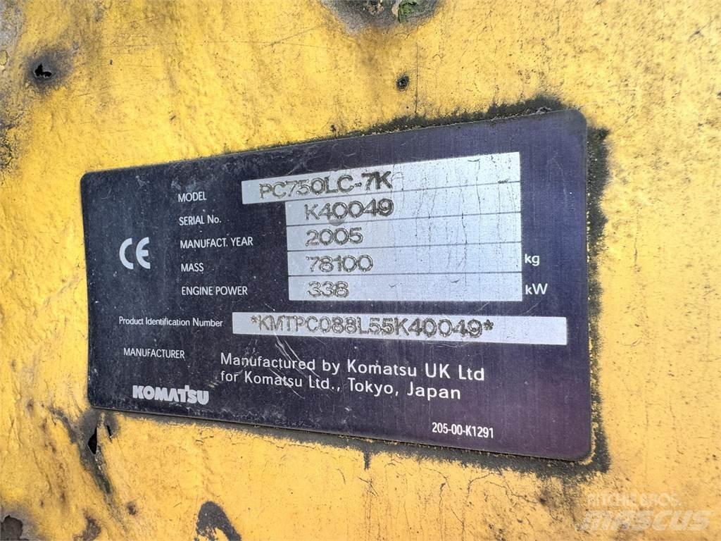 Komatsu PC750LC-7K Bageri guseničari