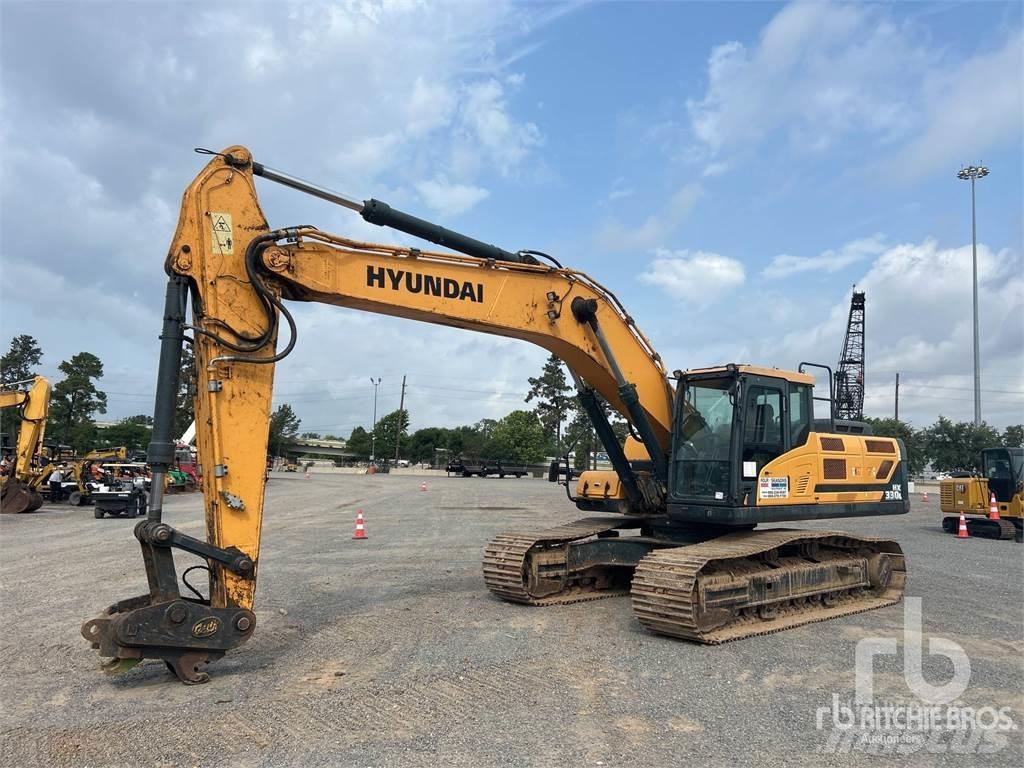Hyundai HX330L Bageri guseničari