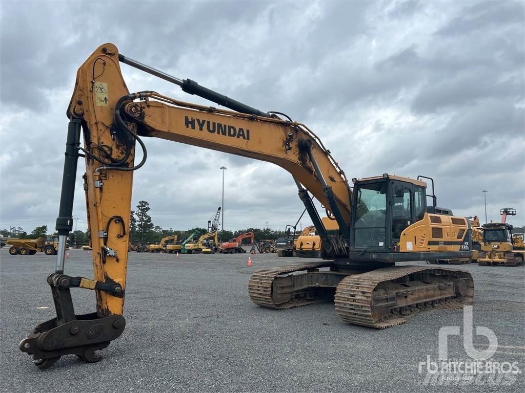 Hyundai HX330L Bageri guseničari