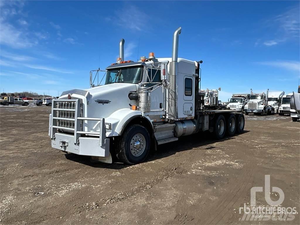 Kenworth T800 Kamioni sa ravan platformom / vitlom