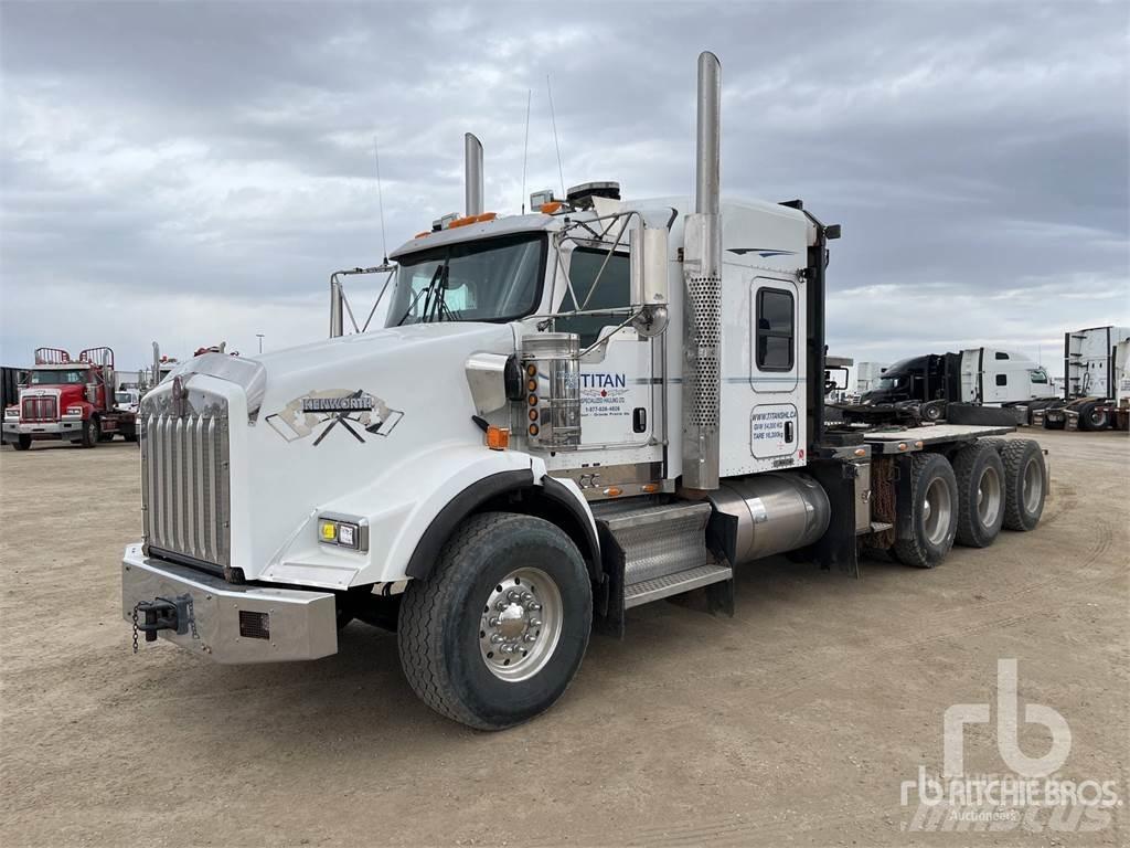 Kenworth T800 Kamioni sa ravan platformom / vitlom