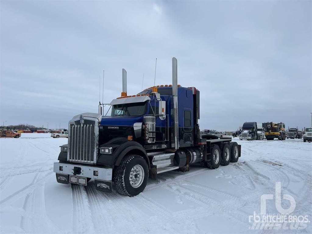 Kenworth W900 Kamioni sa ravan platformom / vitlom