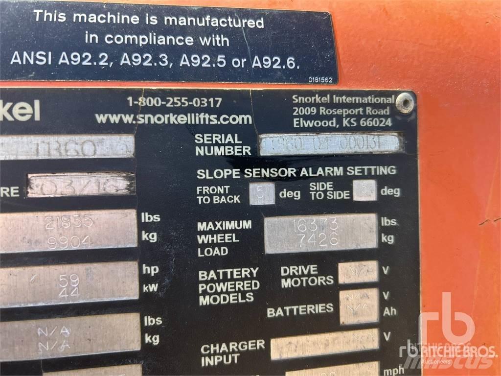 Snorkel ATB60 Zglobne podizne platforme