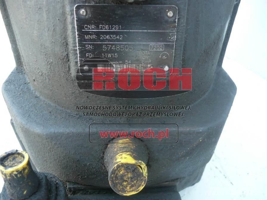 Rexroth F061291 2063542 Motori za građevinarstvo