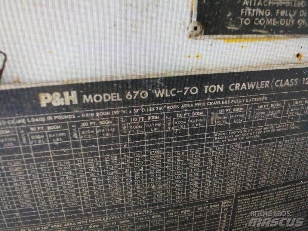 P&H 670W LC Derik kranovi