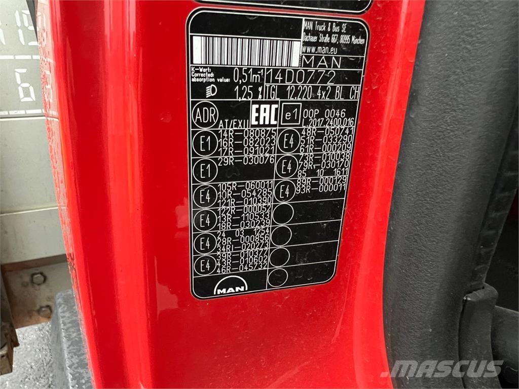 MAN TGL 12-220 BL Kamioni sa ciradom