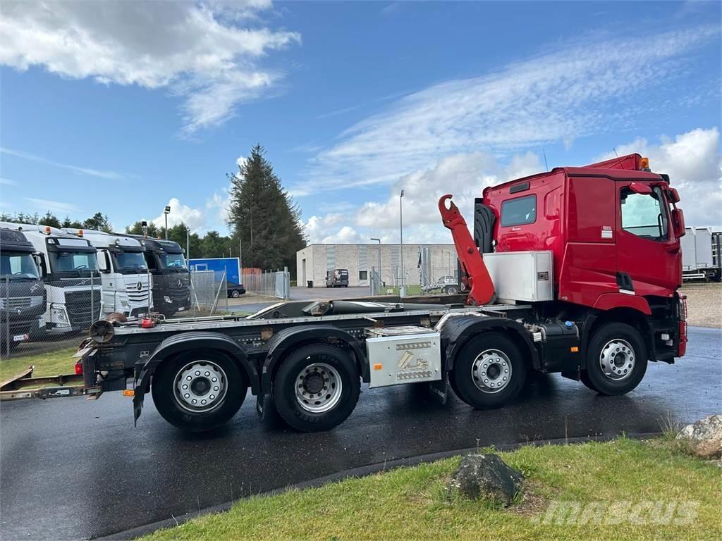 Renault CM 430 Rol kiper kamioni sa kukom za podizanje tereta