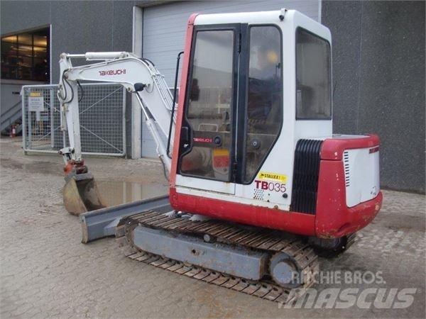 Takeuchi TB035 Mini bageri < 7t