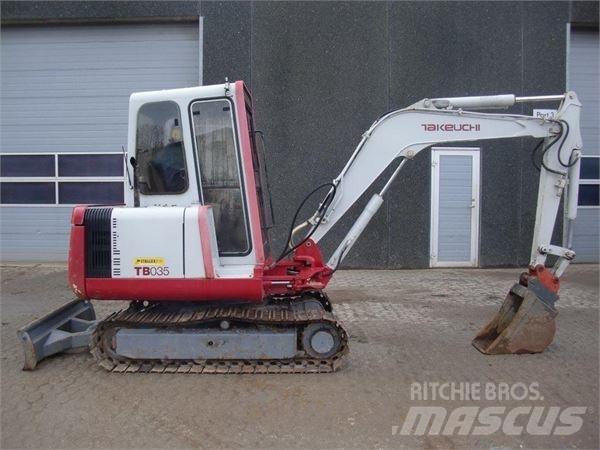 Takeuchi TB035 Mini bageri < 7t