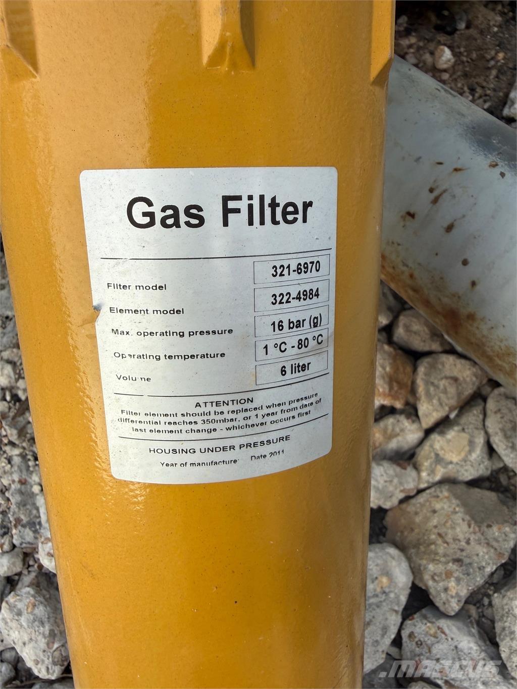 CAT Gas Filter Motori za građevinarstvo
