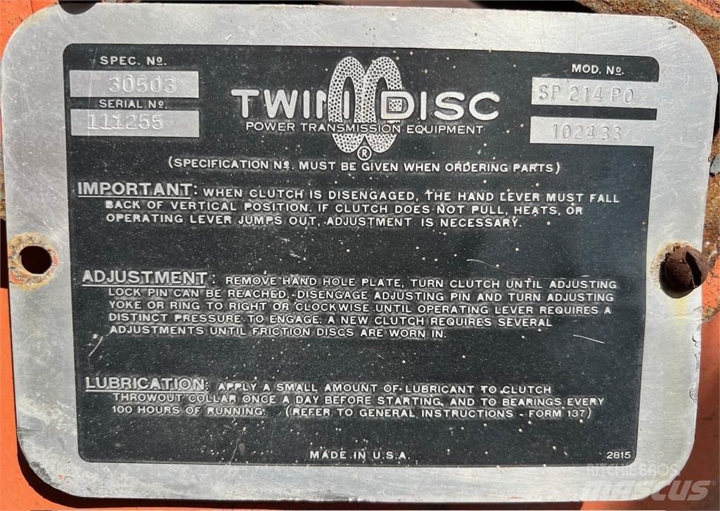  Twin Disc PTO Motori za građevinarstvo