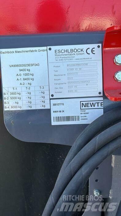 Eschlböck BIBER 60 ZK Cepači za drva, drobilice za drvo i strugači