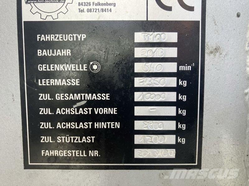  HIRL T110 Mešaona stočne hrane