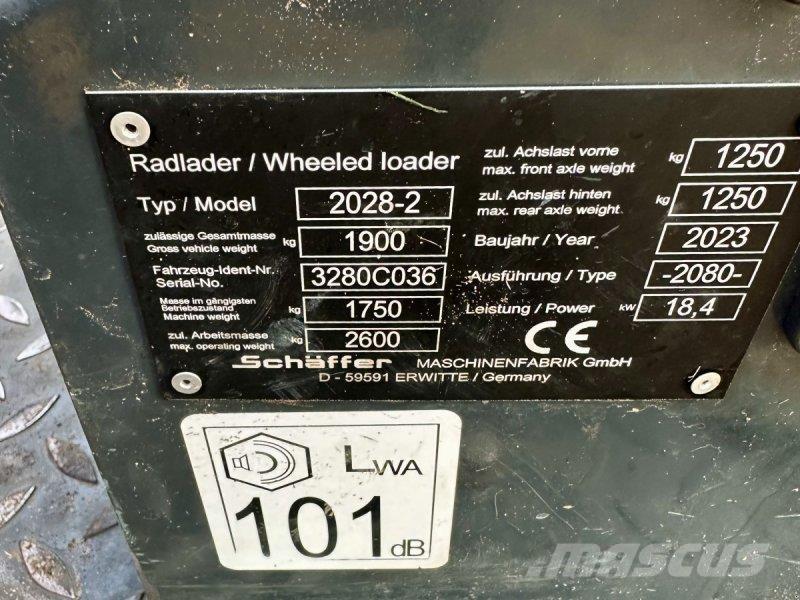 Schäffer 2028 Prednji utovarivači i bageri
