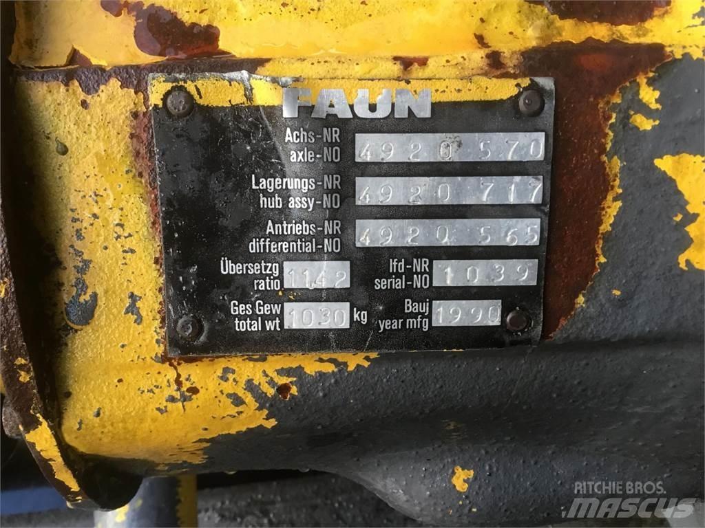 Faun RTF 50-3 axle 1 Osovine