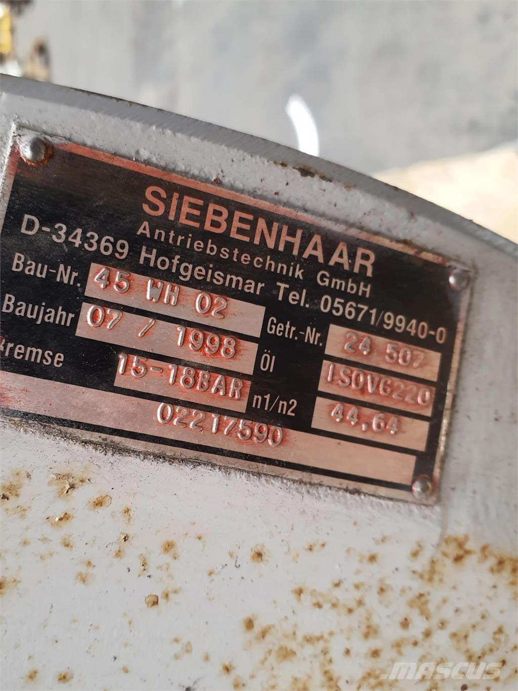 Krupp KMK 4060 winch Delovi i oprema za kran