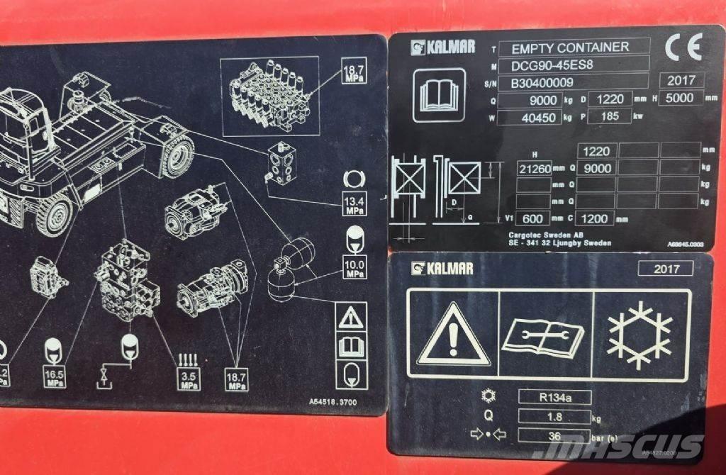Kalmar DCG90-45ES8 Kontejnerski viljuškari
