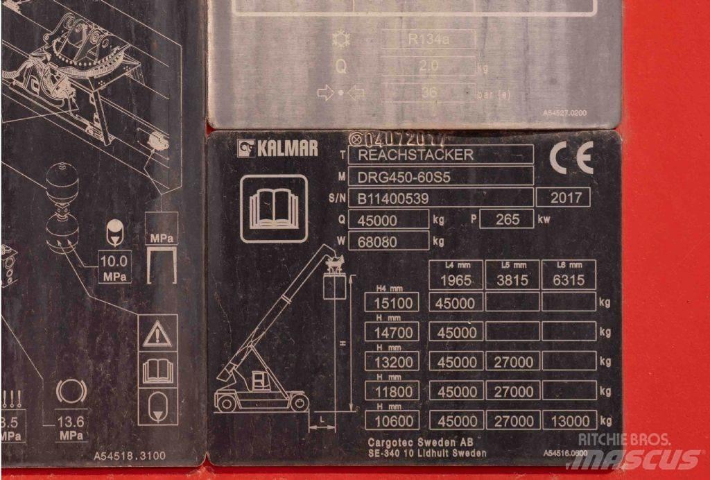 Kalmar DRG450-60S5 Dohvatni viljuškari