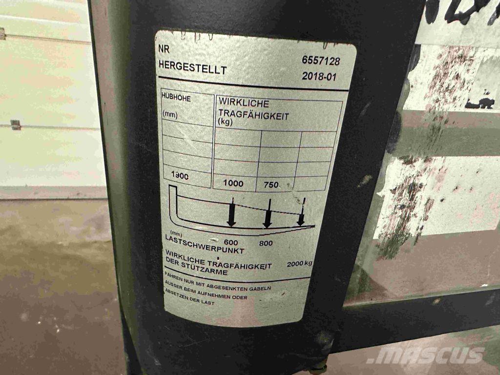 Toyota SPE 200 D Ručni električni viljuškar