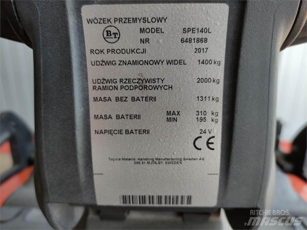 BT SPE140 L Ručni električni viljuškar