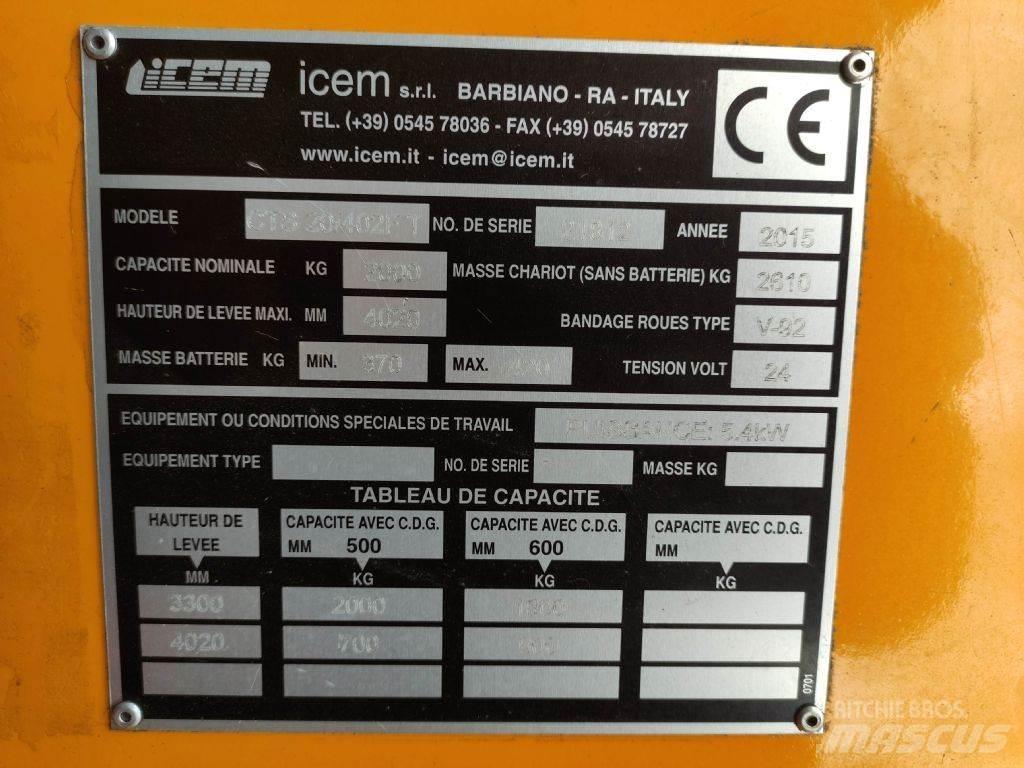 Icem CTS20/402 FT Viljuškari sa pomičnim stupom